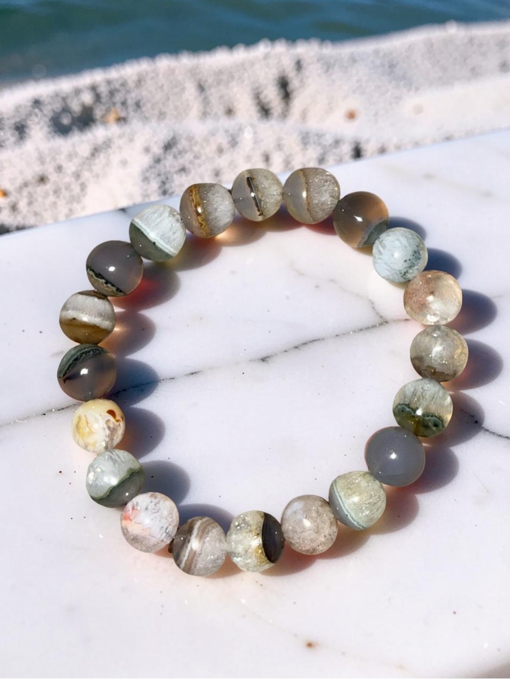 10mm Phantom Agate Bracelet 🤍